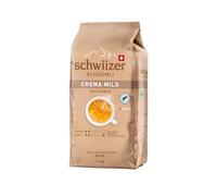 Schwiizer Schüümli Crema Mild - 1 kg grains, int. 2/5, Rainforest, clair