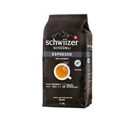 Schwiizer Schüümli Espresso - grains 100% Arabica, pour machines automatiques, intensité 4/5, torréfaction moyenne, Rainforest Alliance, 1 kg