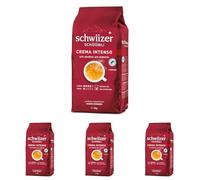 Schwiizer Schüümli Intenso Capsule de café en grains 1 kg - Intensité 4/5 - Certifié UTZ (Lot de 4)