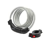 Schwinn Antivol pour vélo, 3 niveaux de sécurité, antivol à combinaison, câble de 183 cm/12 mm