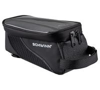 Schwinn Sac de vélo, Sacoche et Rangement, Facile à Attacher, Peut contenir des téléphones Portables, des collations, Un Portefeuille, des Accessoires de vélo montés sur Un Tube supérieur, Noir