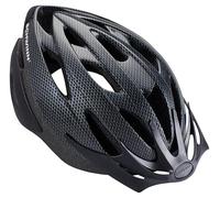 Schwinn Thrasher Casque de vélo pour hommes et femmes, 14 ans et +, tours de tête 58-62 cm, ajustement confortable par molette, 20 trous d’aérations, visière amovible, Gris foncé