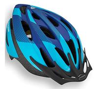Schwinn Thrasher Casque de vélo pour hommes et femmes, 14 ans et +, tours de tête 58-62 cm, ajustement confortable par molette, 20 trous d’aérations, visière amovible, Bleu
