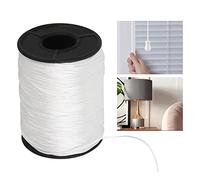 SCHYIDA 1 mm Rouleau Corde d'Ombrage Tressé Blanc Fil De Rechange De Levage De Rideau en Polyéthylène pour Ventilateurs De Plafond Aveugles De Fenêtre, Poignée D'interrupteur D'éclairage - 150 Verges