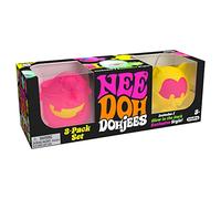 Schylling Dohjee Lot de 3 Boules Anti-Stress Nee Doh - 3 pièces Fidget Toys Pack, Jouets à sensors, Needoh, anxiété et soulagement du Stress, matériau Non Toxique