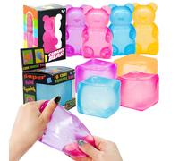 Schylling Needoh Nice Cube - Cube sensoriel anti-stress pour la concentration, l'anxiété, le TDAH et comme gadget apaisant pour le bureau B2-with box