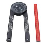 Sci de la scie à mitre - outil de mesure de l'angle direct, lecture précise de l'angle extérieur intérieur, rotation sans angle mort, conception légère portable, utilisation de la