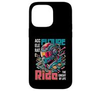 Sci-FI Accelerate Future Ride Circuit of Life Coque pour iPhone 14 Pro Max