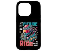 Sci-FI Accelerate Future Ride Circuit of Life Coque pour iPhone 15 Pro