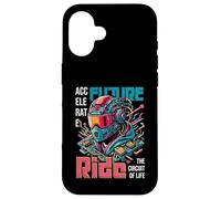 Sci-FI Accelerate Future Ride Circuit of Life Coque pour iPhone 16