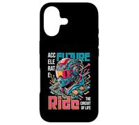 Sci-FI Accelerate Future Ride Circuit of Life Coque pour iPhone 17