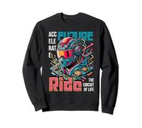 Sci-FI Accelerate Future Ride Circuit of Life Sweatshirt