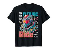 Sci-FI Accelerate Future Ride Circuit of Life T-Shirt