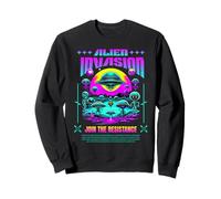 Sci FI Alien Invasion Rejoignez la résistance Sweatshirt