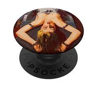 Sci Fi Art Pin Up Girl Adventure Horror BDSM Bondage Blond PopSockets PopGrip Interchangeable