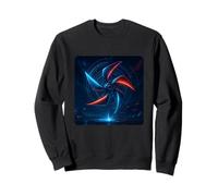 Sci-FI Art Pinwheel Tourbillon de Rotation du Vent Sweatshirt
