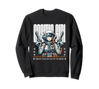 Sci-FI Cosmic Girl Groove Vous frayera Un Chemin pour Sortir des abysses Sweatshirt