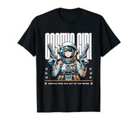 Sci-FI Cosmic Girl Groove Vous frayera Un Chemin pour Sortir des abysses T-Shirt