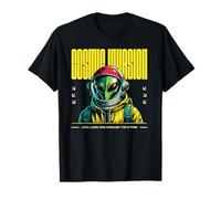Sci-FI Cosmic Invasion Lock Load Conquer Stars T-Shirt