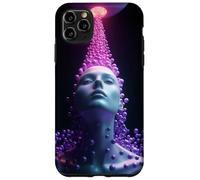 Sci-FI Cyberpunk Surreal Face avec Orb Stream Coque pour iPhone 11 Pro Max