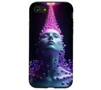 Sci-FI Cyberpunk Surreal Face avec Orb Stream Coque pour iPhone SE (2020) / 7/8