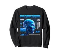 Sci FI Future EVA 02 Miroir Intelligence Artificielle Humanité Sweatshirt