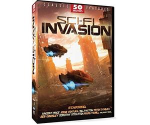 Sci-Fi Invasion - 50 Movie Pack: The Brother from Another Planet - The Crater Lake Monster - The Creeping Terror - Galaxina - Morons from Outer Space - Slipstream + 44 more! by Vincent Price