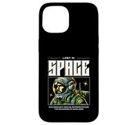 Sci FI Lost in Space Exploring New Worlds Astronaute Coque pour iPhone 15