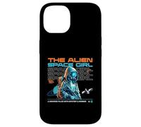 Sci-FI : l'univers d'Alien Space Girl : mystère et Merveilles Coque pour iPhone 14