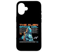 Sci-FI : l'univers d'Alien Space Girl : mystère et Merveilles Coque pour iPhone 16
