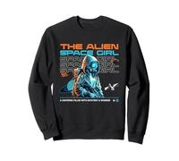 Sci-FI : l'univers d'Alien Space Girl : mystère et Merveilles Sweatshirt