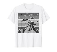 Sci-Fi Movie Fan Alien Spatial Attack Retro Vintage T-Shirt