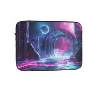 Sci-fi space 12" Prints Sacoche pour ordinateur portable fine et portable, idéale pour le bureau, les voyages et les trajets