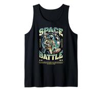 Sci FI Space Battle Galactic Warfare Astronaute Débardeur