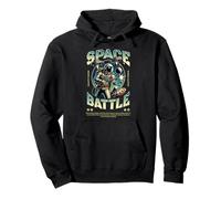 Sci FI Space Battle Galactic Warfare Astronaute Sweat à Capuche