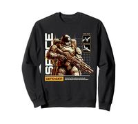 Sci FI Space Defender La Bataille pour la Survie Sweatshirt