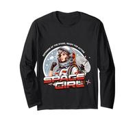 Sci FI Space Girl Defender of The Stars prêt pour l'action Manche Longue