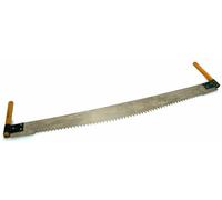 sci scie à bois pour deux personnes - Largeur : 100 cm - Poignées en bois - Scie circulaire en tôle - UE fabriquée