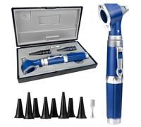 SCIAN Otoscope domestique pour les soins des oreilles, kit d'instruments d'examen du conduit auditif avec éclairage LED (Bleu1)