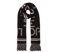 Sciarpa Liu Jo donna stola jacquard monogram nero C25LJ46 2F4006 T0300 22222 NERO