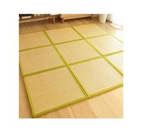 SciAza Tatami Tapis De Sol en Rotin De Style Japonais Tapis De Sol Pliable Antidérapant Tapis De Ramper pour Bébé Tapis De Sol en Patchwork D'été pour Salon Chambre Salle De Jeux Yoga