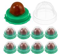 Scicalife 10 Pièces Chat Cataire Jouets Chat Lécher Sucette Vitamine Collations Pudding Gélatine De Poisson Aadhesive Bande Bonbons pour Chat Chaton Kitty (Aléatoire Saveur)