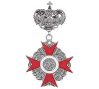 Scicalife Antique Preppy Look Classique Médaille Broches Badge Broche Cadeaux pour des Amis Masculins Mari Père