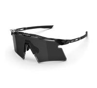 Lunettes Scicon Aeroshade 2.0 Titanium noir avec verres à effet miroir noir fumé