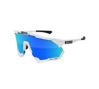 Lunettes scicon aeroshade xl blanc brillant bleu miroir