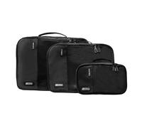 Scicon Sports Lot de cubes d'emballage de voyage (noir)