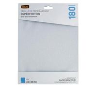 Scid - Lot 4 feuille abrasif anti encrassement corindon 230 x 280 mm grain 180 SCID