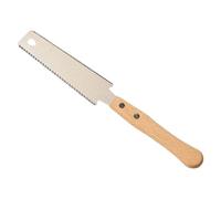 Scie à affleurer japonaise, scie à affleurement pour le travail du bois | Scie main de 5,9 pouces à double main tranchant | Scie à bois, outils de coupe de bois japonais pour bois dur et
