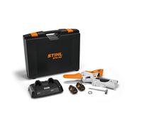 Scie à batterie GTA 40 - AS SYSTEM STIHL avec 2 batteries et chargeur À RETENIR Pack complet avec 2 batteries AS 2, un chargeur