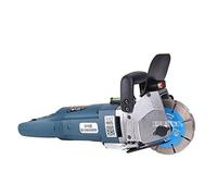 Scie à Béton, 121mm 4800W Lame Cw6121 Multifonction murale pierre rainure de course poursuite Machine maximale 5 pcs lame 7000r / min Vitesse chargement